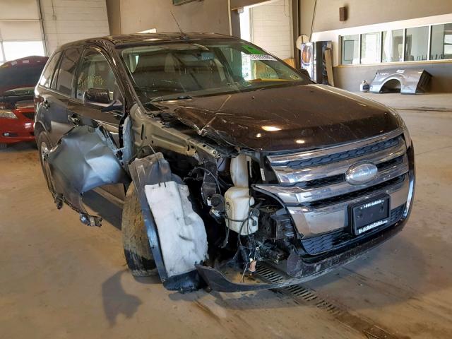 2FMDK4JC8DBC96946 - 2013 FORD EDGE SEL BROWN photo 1