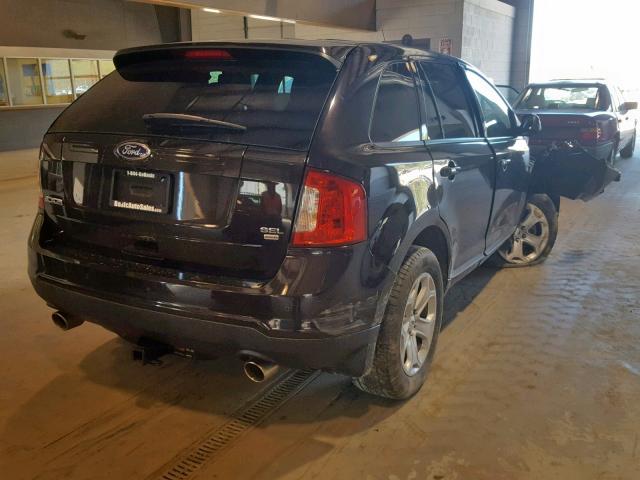 2FMDK4JC8DBC96946 - 2013 FORD EDGE SEL BROWN photo 4