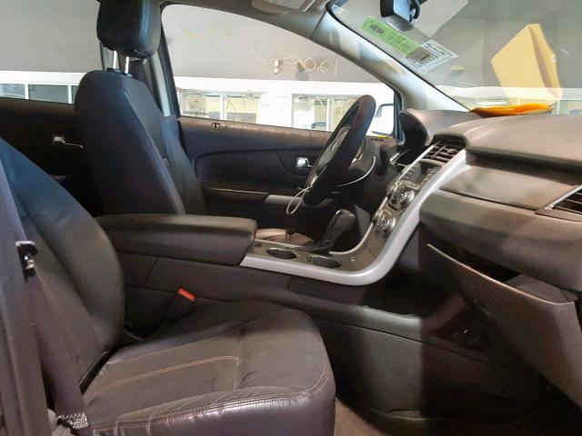 2FMDK4JC8DBC96946 - 2013 FORD EDGE SEL BROWN photo 5