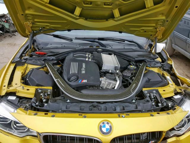 WBS3R9C50FK334095 - 2015 BMW M4 GOLD photo 7