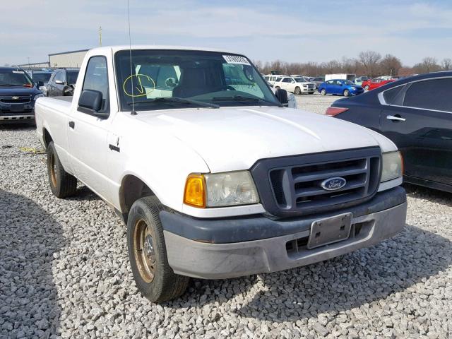 1FTYR10D04PB26776 - 2004 FORD RANGER WHITE photo 1