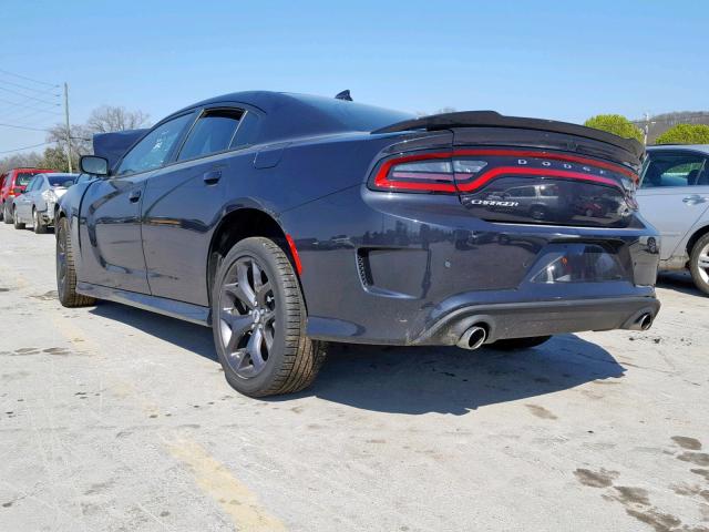 2C3CDXHG3KH512544 - 2019 DODGE CHARGER GT CHARCOAL photo 3
