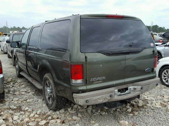 1FMNU42S3YED64147 - 2000 FORD EXCURSION GREEN photo 3