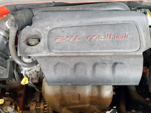 ZACCJBAB0HPE66992 - 2017 JEEP RENEGADE S წითელი ფოტო 7