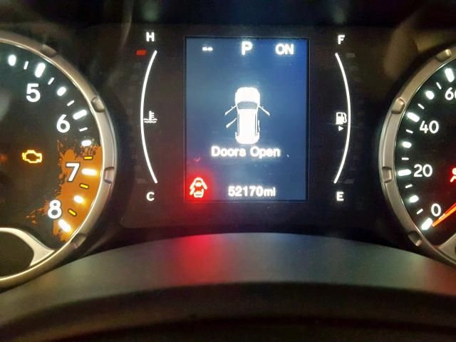 ZACCJBAB0HPE66992 - 2017 JEEP RENEGADE S წითელი ფოტო 8