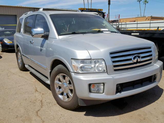 5N3AA08A97N805798 - 2007 INFINITI QX56 SILVER photo 1