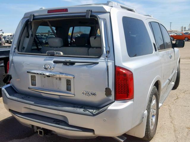 5N3AA08A97N805798 - 2007 INFINITI QX56 SILVER photo 4