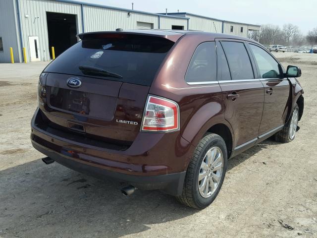 2FMDK39C19BA54800 - 2009 FORD EDGE LIMIT BURGUNDY photo 4