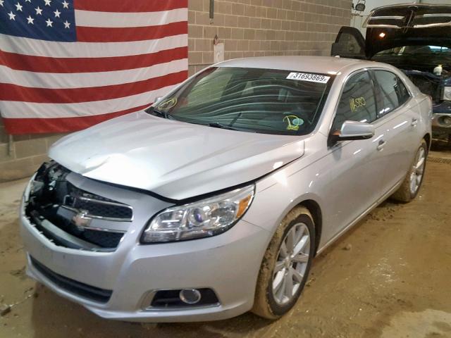 1G11E5SA9DF156591 - 2013 CHEVROLET MALIBU 2LT SILVER photo 2