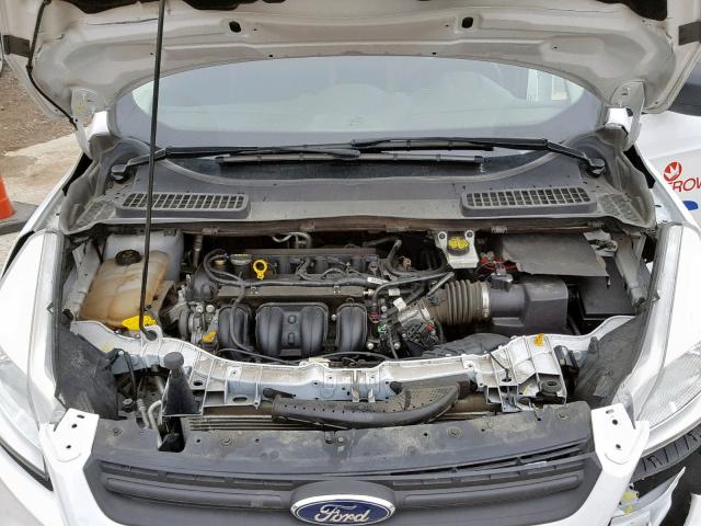 1FMCU0F7XGUA38906 - 2016 FORD ESCAPE S WHITE photo 7