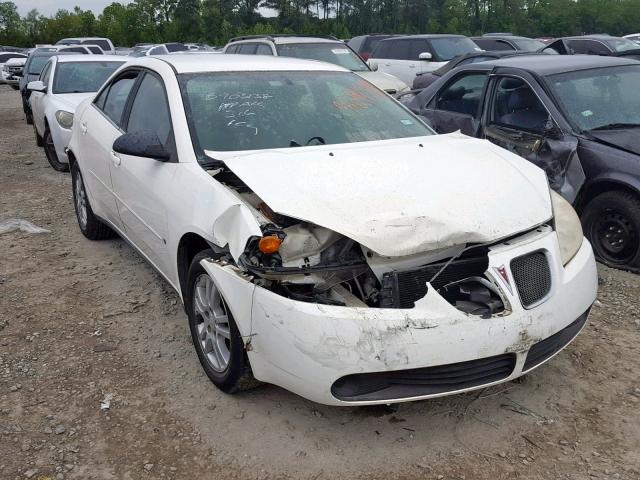 1G2ZF55B264186949 - 2006 PONTIAC G6 SE WHITE photo 1