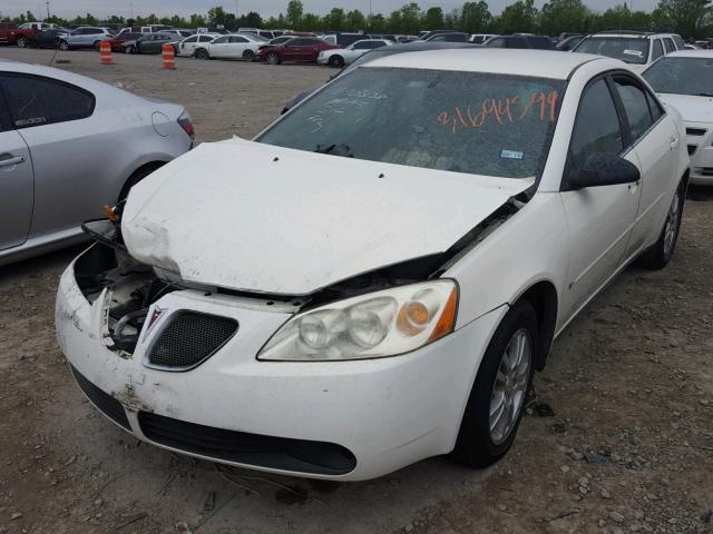 1G2ZF55B264186949 - 2006 PONTIAC G6 SE WHITE photo 2