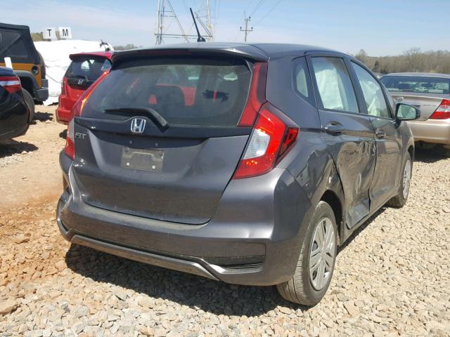 3HGGK5H42JM723054 - 2018 HONDA FIT LX GRAY photo 4