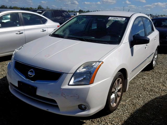 3N1AB6AP3AL693554 - 2010 NISSAN SENTRA 2.0 WHITE photo 2