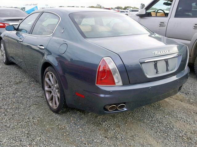 ZAMCE39AX70027093 - 2007 MASERATI QUATTROPOR GRAY photo 3