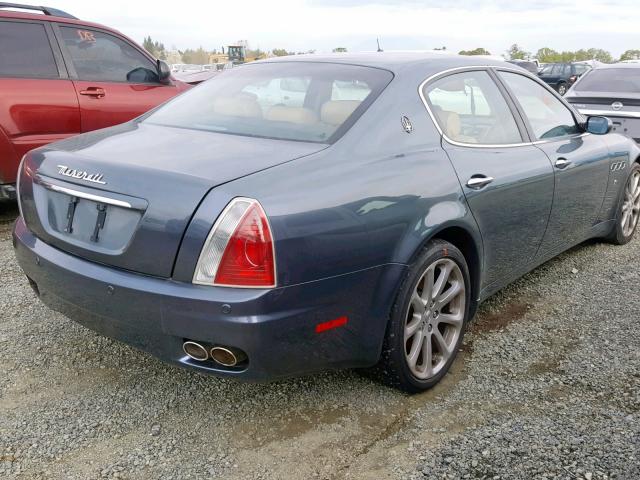 ZAMCE39AX70027093 - 2007 MASERATI QUATTROPOR GRAY photo 4