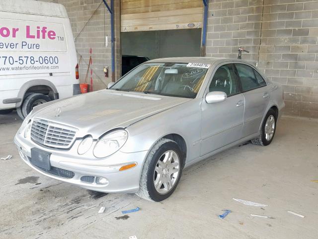 WDBUF56JX6A781754 - 2006 MERCEDES-BENZ E 350 SILVER photo 2