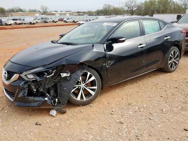 1N4AA6AP3HC447146 - 2017 NISSAN MAXIMA 3.5 BLACK photo 2