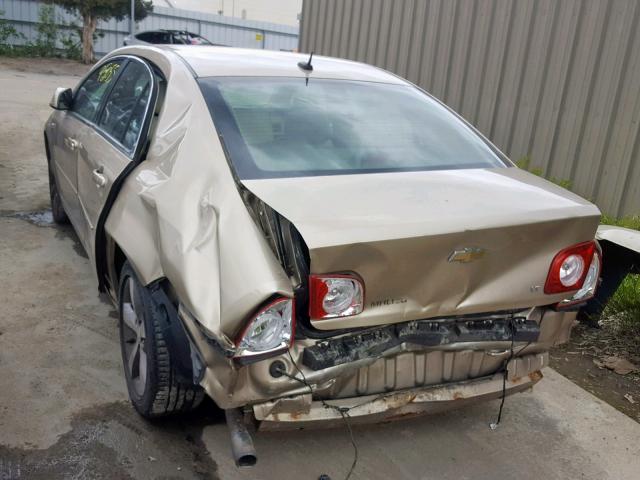 1G1ZJ57B18F280151 - 2008 CHEVROLET MALIBU 2LT GOLD photo 3