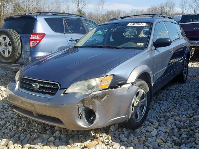 4S4BP61C967360606 - 2006 SUBARU LEGACY OUT BLUE photo 2