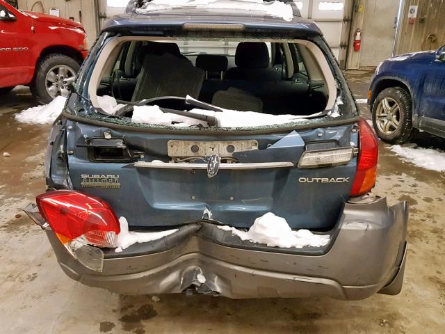 4S4BP61C967360606 - 2006 SUBARU LEGACY OUT BLUE photo 9