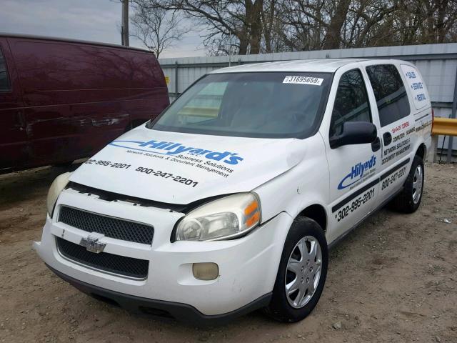 1GBDV13L26D202553 - 2006 CHEVROLET UPLANDER I WHITE photo 2