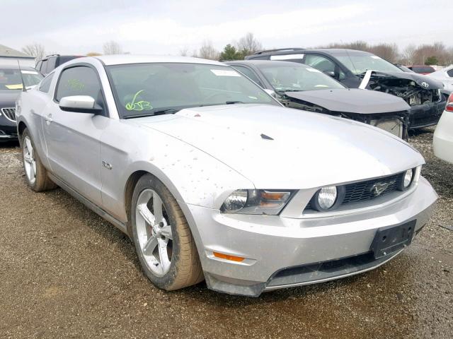 1ZVBP8CF5C5285138 - 2012 FORD MUSTANG GT SILVER photo 1