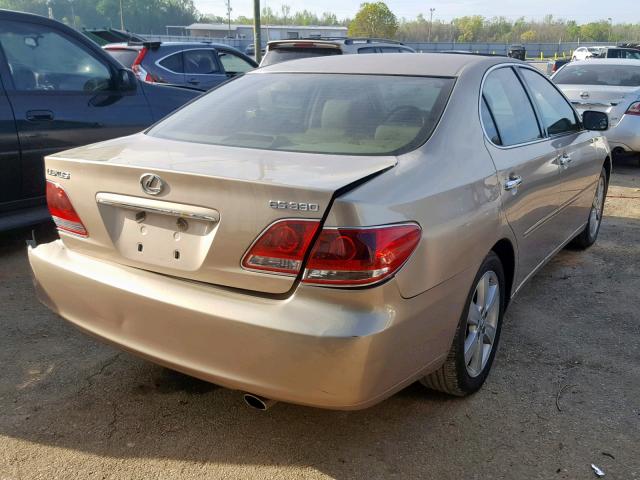 JTHBA30G855069998 - 2005 LEXUS ES 330 TAN photo 4