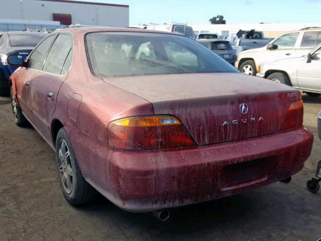 19UUA5660YA048094 - 2000 ACURA 3.2TL RED photo 3