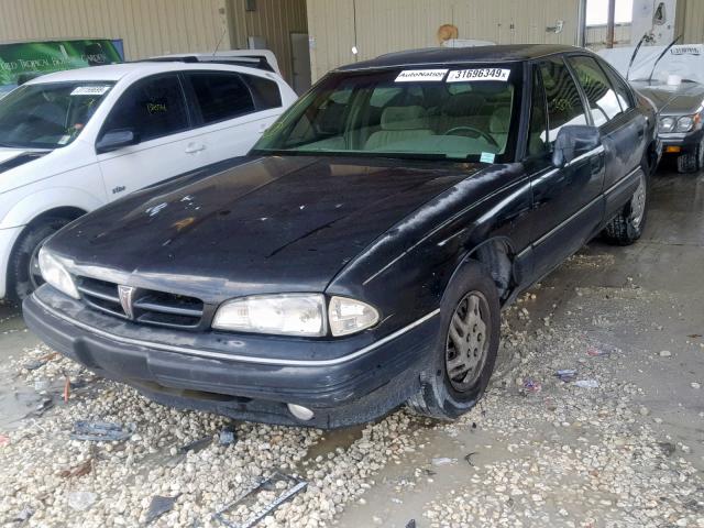 1G2HX53L7P1205843 - 1993 PONTIAC BONNEVILLE BLACK photo 2