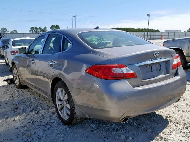 JN1BY1AR9BM371516 - 2011 INFINITI M37 X SILVER photo 3