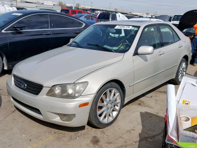 JTHBD192240088447 - 2004 LEXUS IS 300 TAN photo 2