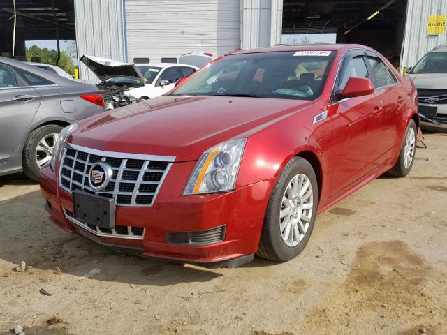 1G6DG5E56D0125043 - 2013 CADILLAC CTS LUXURY RED photo 2