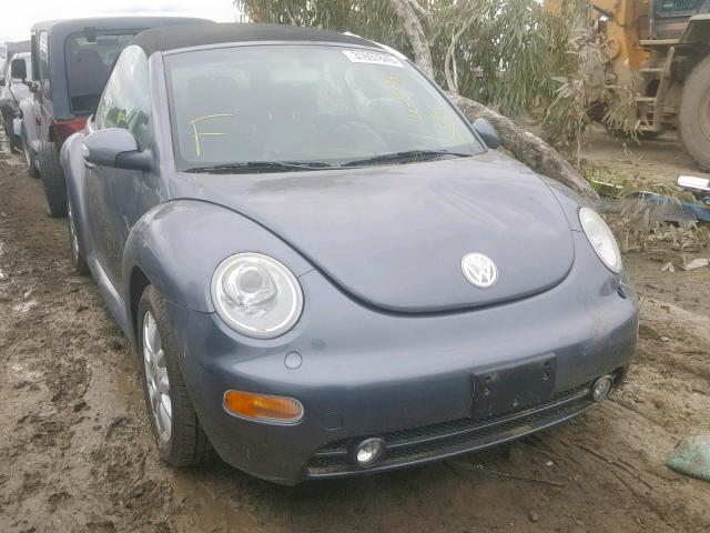3VWCM31Y74M318365 - 2004 VOLKSWAGEN NEW BEETLE ნაცრისფერი ფოტო 1