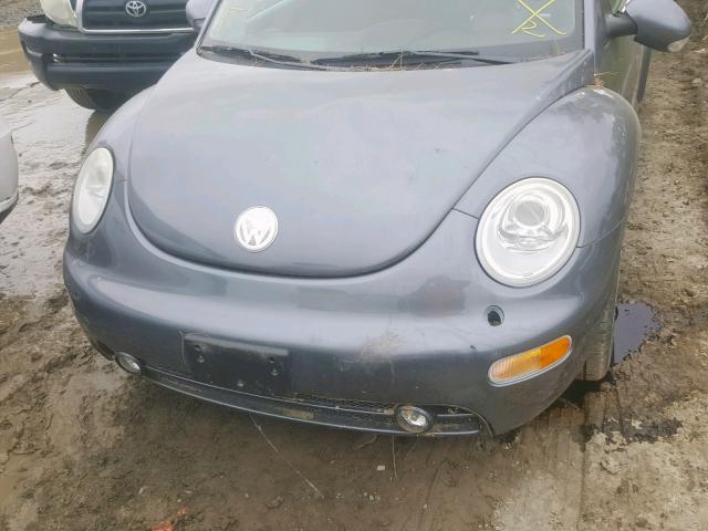 3VWCM31Y74M318365 - 2004 VOLKSWAGEN NEW BEETLE ნაცრისფერი ფოტო 7