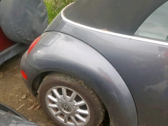 3VWCM31Y74M318365 - 2004 VOLKSWAGEN NEW BEETLE ნაცრისფერი ფოტო 9