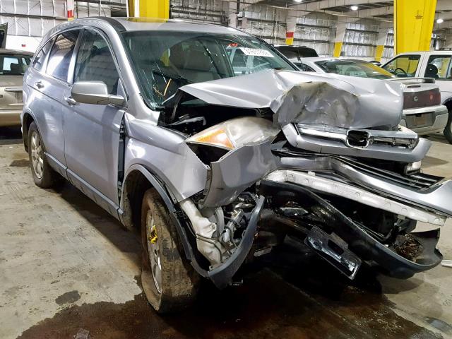 JHLRE48778C042633 - 2008 HONDA CR-V EXL SILVER photo 1