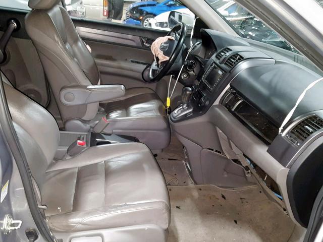 JHLRE48778C042633 - 2008 HONDA CR-V EXL SILVER photo 5