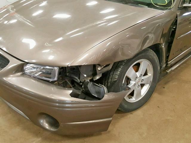 1G2WP52K1XF352033 - 1999 PONTIAC GRAND PRIX 棕色 照片 10