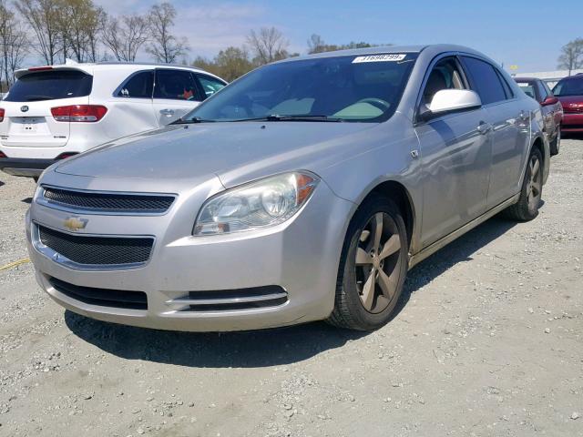 1G1ZJ57B28F193049 - 2008 CHEVROLET MALIBU 2LT SILVER photo 2