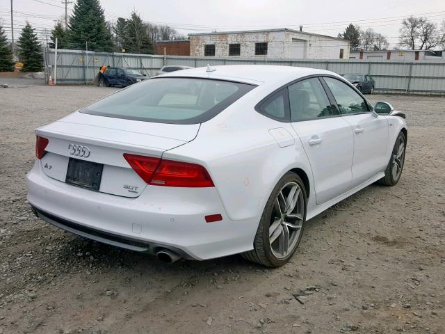 WAU2GAFC1FN007463 - 2015 AUDI A7 PRESTIG WHITE photo 4