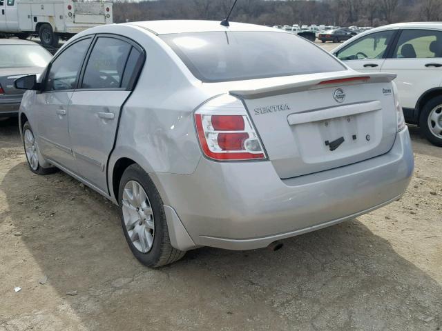 3N1AB6AP2BL651975 - 2011 NISSAN SENTRA 2.0 SILVER photo 3