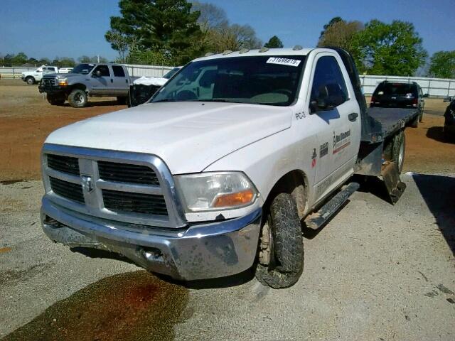 3D6WF4ELXBG541729 - 2011 DODGE RAM 3500 S WHITE photo 2