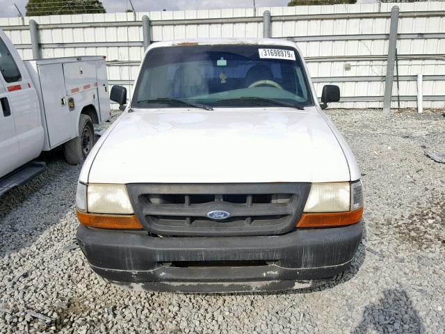 1FTYR10C4XPB71232 - 1999 FORD RANGER WHITE photo 9