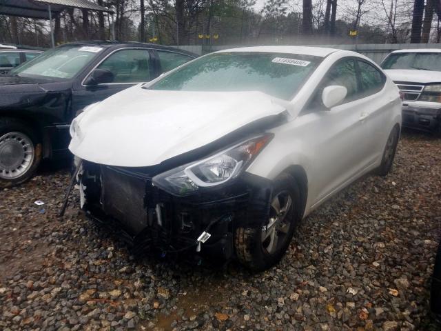 5NPDH4AE4EH517601 - 2014 HYUNDAI ELANTRA SE  photo 2