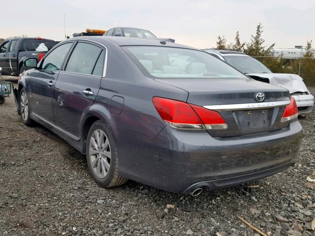 4T1BK3DB0BU433292 - 2011 TOYOTA AVALON BAS GRAY photo 3