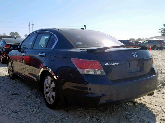 1HGCP2F82AA028008 - 2010 HONDA ACCORD EXL BLUE photo 3