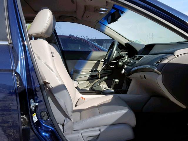 1HGCP2F82AA028008 - 2010 HONDA ACCORD EXL BLUE photo 5