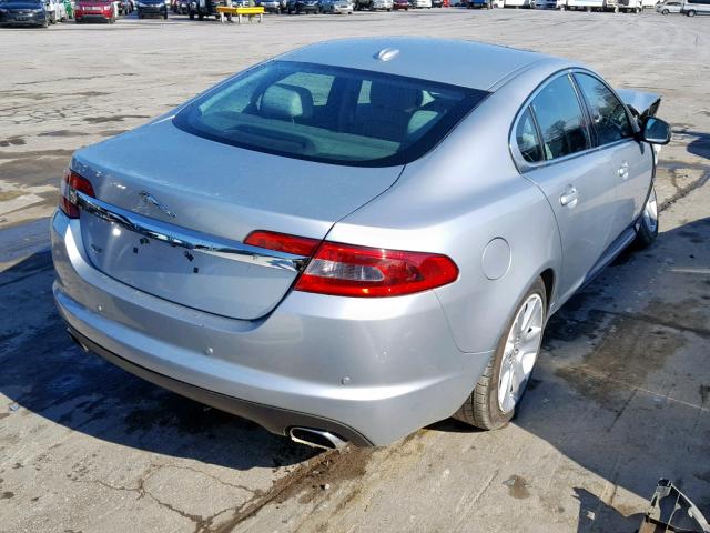 SAJWA05B09HR04805 - 2009 JAGUAR XF LUXURY SILVER photo 4