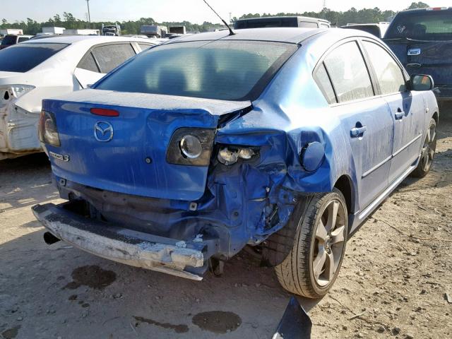 JM1BK323161506418 - 2006 MAZDA 3 S BLUE photo 4